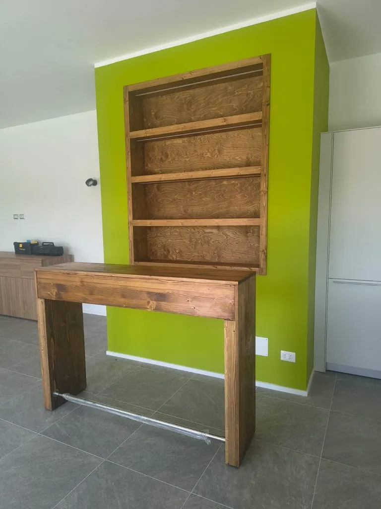 Arredo salvaspazio per nicchia su misura